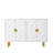 47.8'' Modern Sideboard Cabinet with 4 Embossed Pattern Doors for Kitchen, Living Room-1612800294