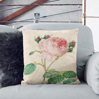 Floral Square Throw Cushion