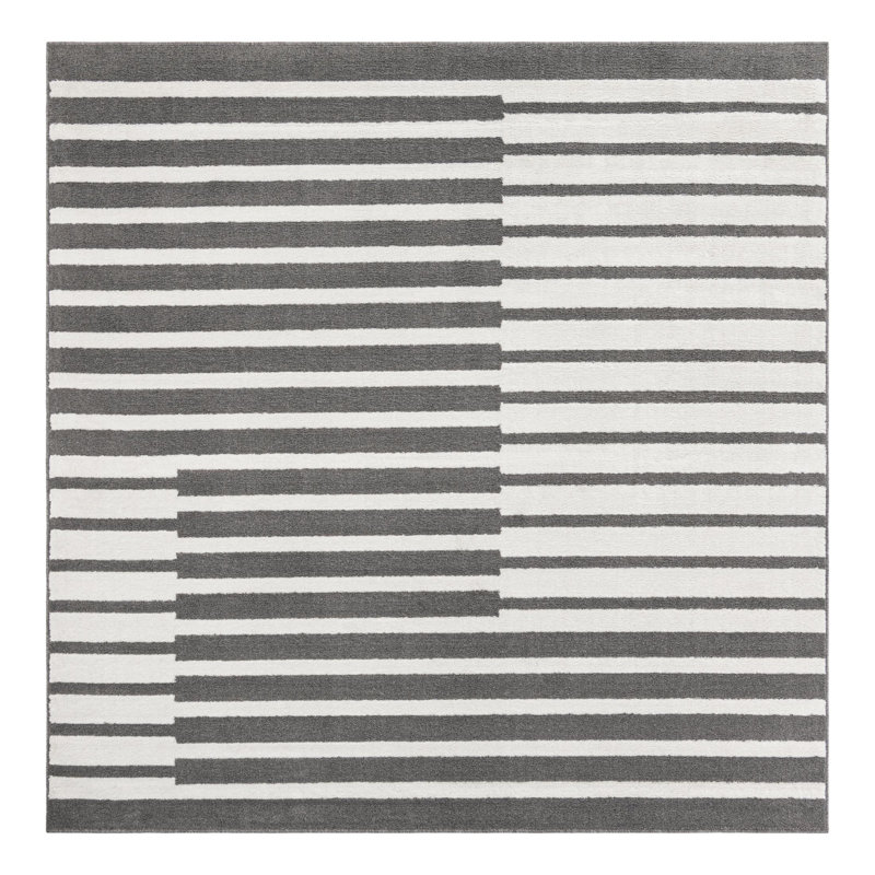 Latitude Run® Namsen Nikolis Rug Gray, Square 7'10"