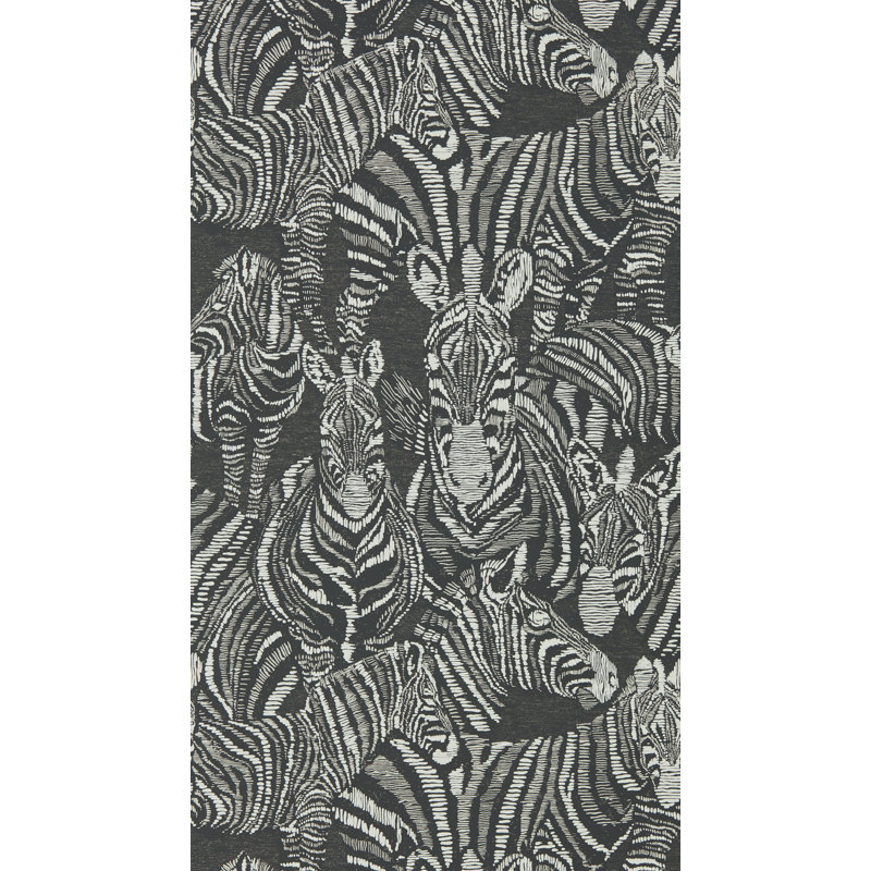 Nirmala Wallpaper, Jet/Chalk