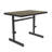 Rectangle 6 Person Height Adjustable 36'' L Computer Table