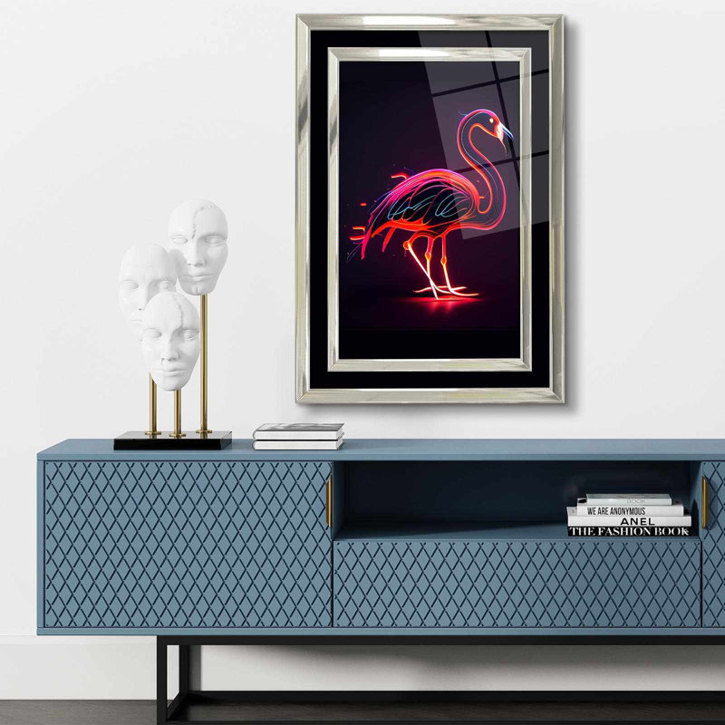 Elegant Decorative Framed Painting, 17.0 x 25.6 inches | 100% Acrylic Glass (Thickness: 0.04 inches) & Solid Wood Frame (Thickness: 1.0 inches) | Perfect Wall Art for Living Room, Bedroom & Office Decor