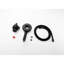 Pomme de douche haute, 6 réglages de jet, douchette à main noir mat, tuyau en métal de 60 pouces, fixation murale pour salle de bain pratique avec tête et modes, apparence, surface en acier inoxydable de 4,8 po