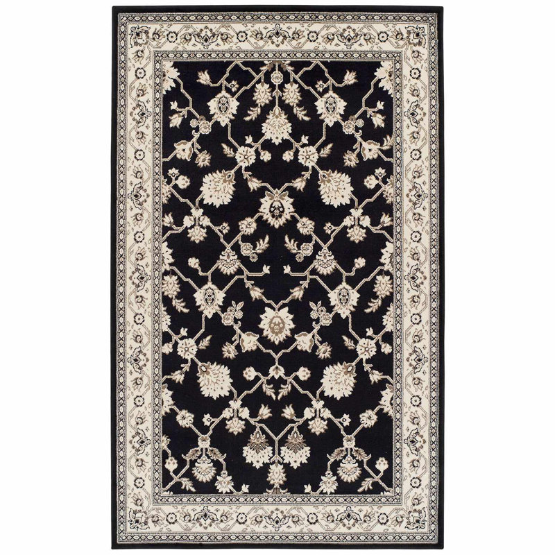 Bavan Damask Indoor Rug, Rectangle 8' x 10'