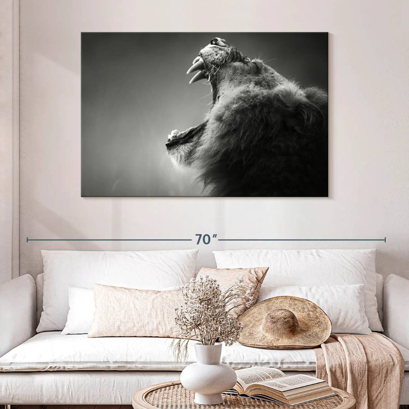 Lion Maw, 26" H x 39" W