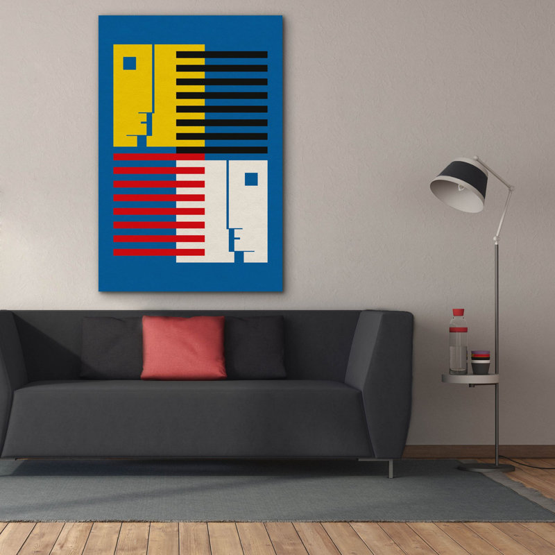 «Bauhaus 9» par Gary Williams, H 60 po x l 40 po x P 1,5 po