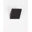 Black Integrated LED Outdoor Flush Mount