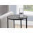 Accent Table, Side, Round, End, Nightstand, Lamp, Grey Laminate, Black Metal, Contemporary, Modern-1440471426