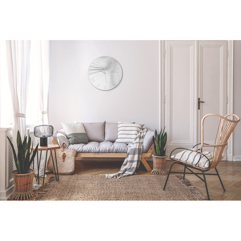 Juliaan Glass Wall Clock