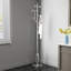 8-Hook Freestanding Coat Rack With Stainless Steel Marble Base-104797562