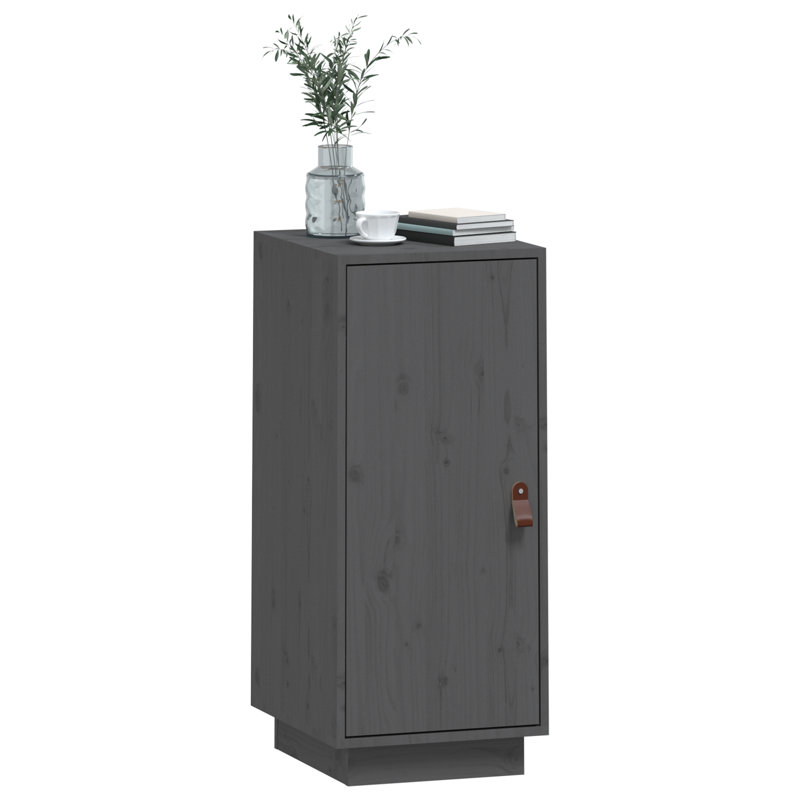 Julianah 34cm Solid Wood Sideboard, Grey