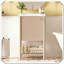 Meuble-lavabo autoportant de style français avec lavabo en céramique et porte à fermeture en douceur