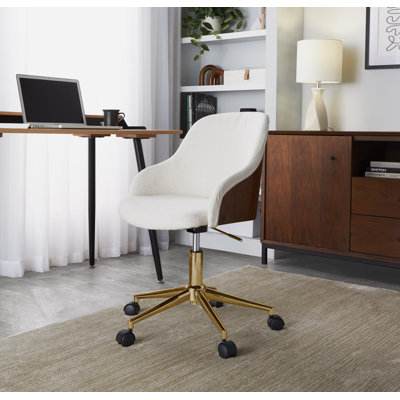 Chaise de bureau en tissu Hackler