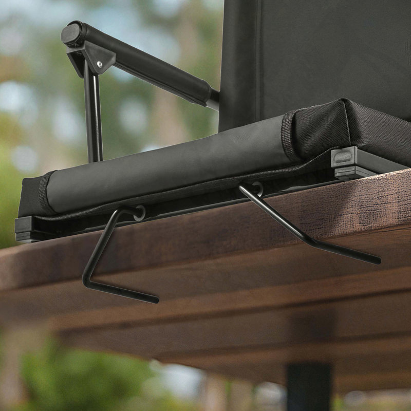 Portable Bleacher Seats with Armrests, Cup Holder, and Shoulder Strap (Set of 2)