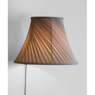 12'' H x 16'' W Silk Bell Wall Sconce Shade