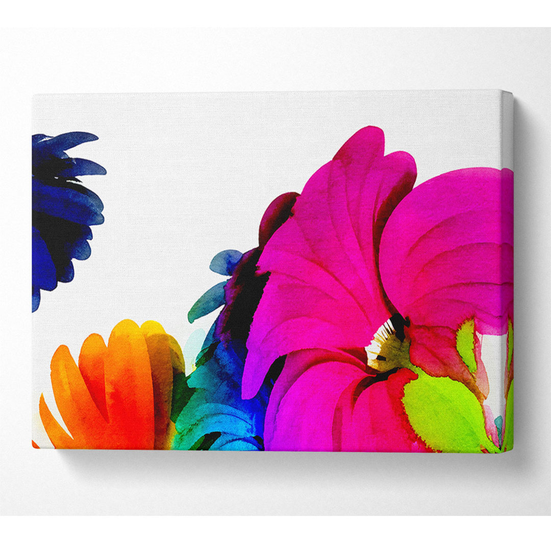 Vibrant Flower Glow - Druck