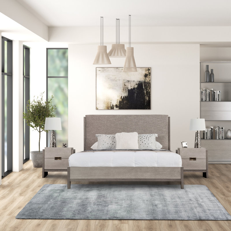 Lit tapissier standard Alderville, Grand