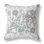 Coussin décoratif à motif floral 16 po x 16 po