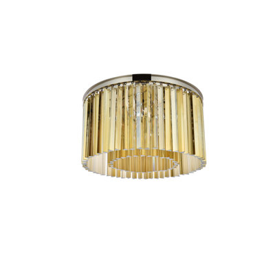 Yazmin Crystal Flush Mount