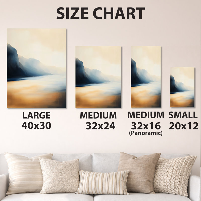 Ambre Côte Brume - Décoration murale en métal de style côtier, 32" H x 16" W