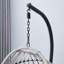 Chaise suspendue en fer avec tissage en osier Grheavy-Duty