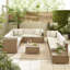 Miacomet Modular PE Rattan Garden Sofa Set and Table for Modern Gardens and Patios (Cover Included)-2147318854-2099947903