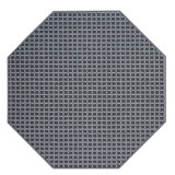 Tapis noir Imogen-Leigh Grid