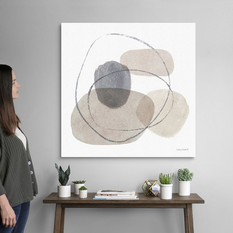 « Think Neutral 07 » par Lisa audit, reproduction d’art sur toile, Toile tendue, H 36 po x l 36 po x P 1,25 po