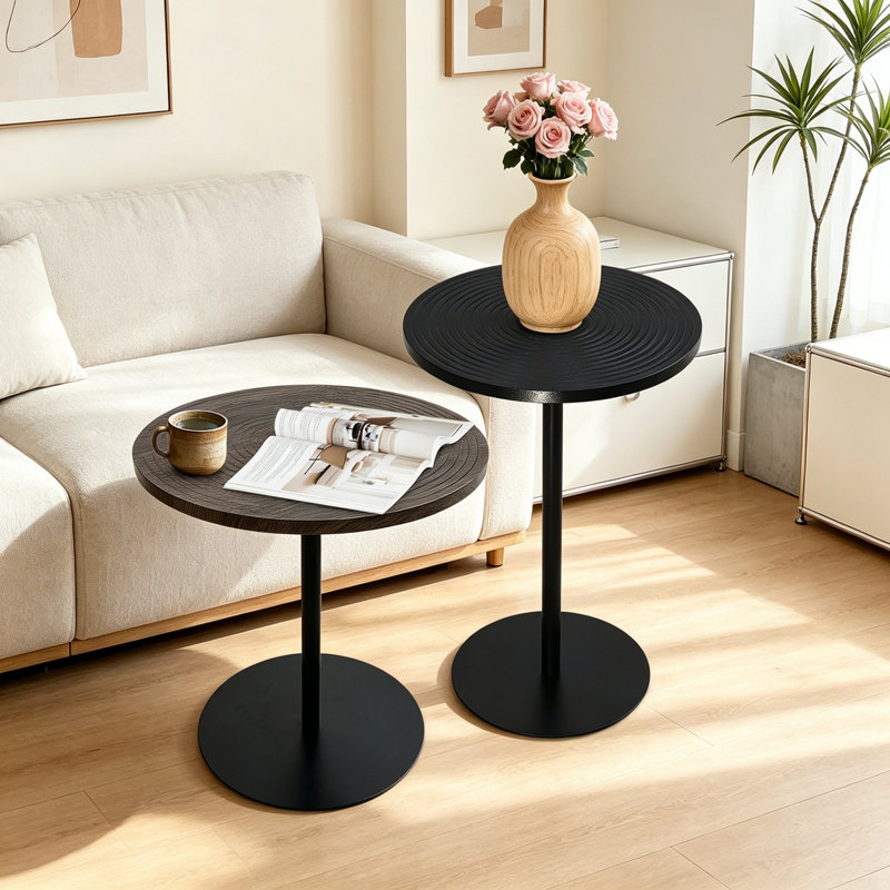 Ensemble de 2 bozeman ronds avec base robuste