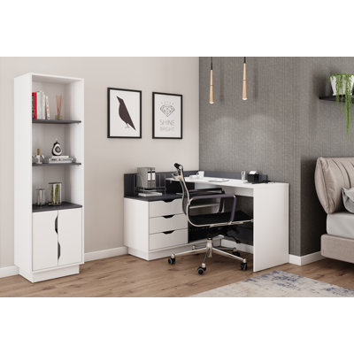 Thoman L-Shaped Writing Desk