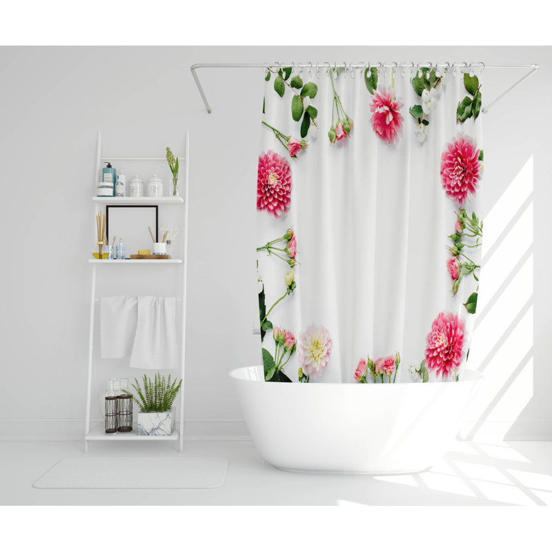 Izayah Polyester Shower Curtain, 168cm H x 168cm W