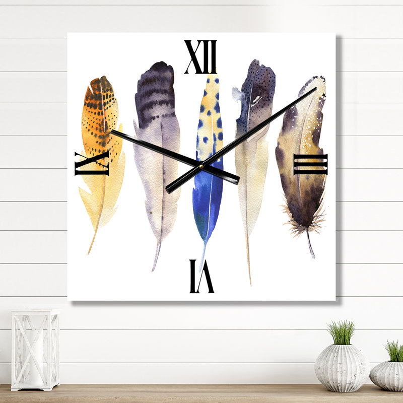 Horloge murale bohème et éclectique, Moyen