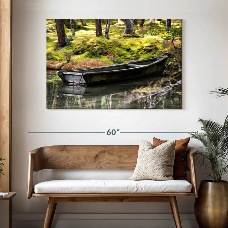 Mehar Old Japanese Boat, 32" H x 48" W