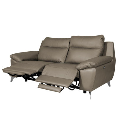 Edema Genuine Leather 2-Seat Reclining Sofa