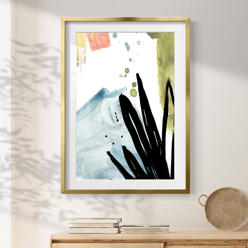 No Deckle Tropical Moderne IX -Framed Print