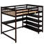 Lit mezzanine pleine grandeur. Comprend un bureau sous le lit. Construire sous et rangement.-121020294-121020292