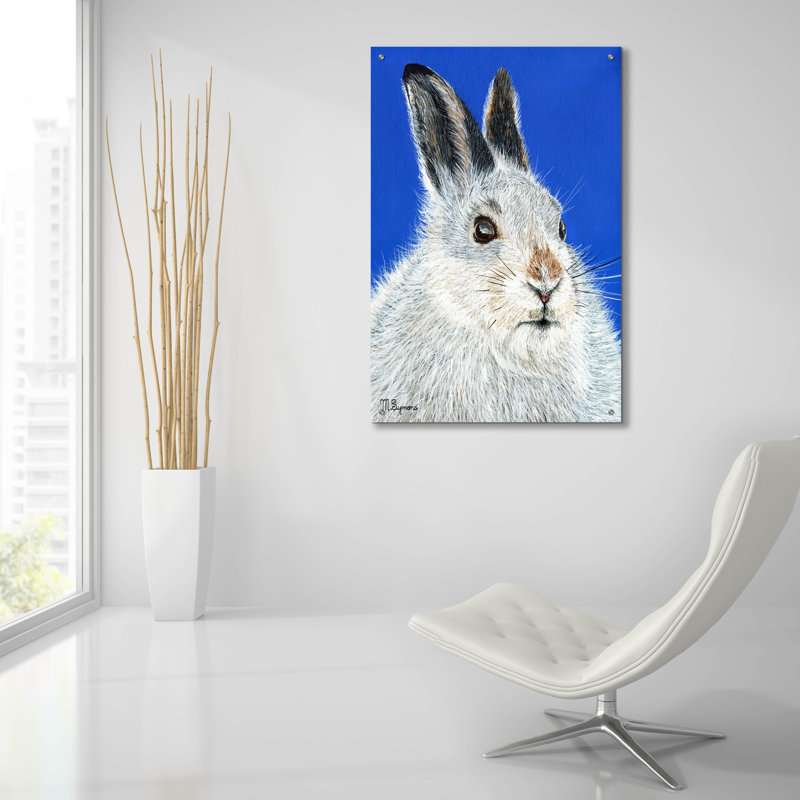 «Calgary Jack» par Melissa Symons, art mural en verre acrylique, H 36 po x l 24 po x P 0,2 po