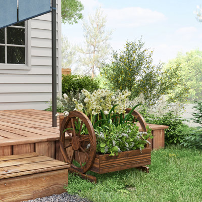Boîte à fleurs en bois, jardin surélevé à 3 niveaux