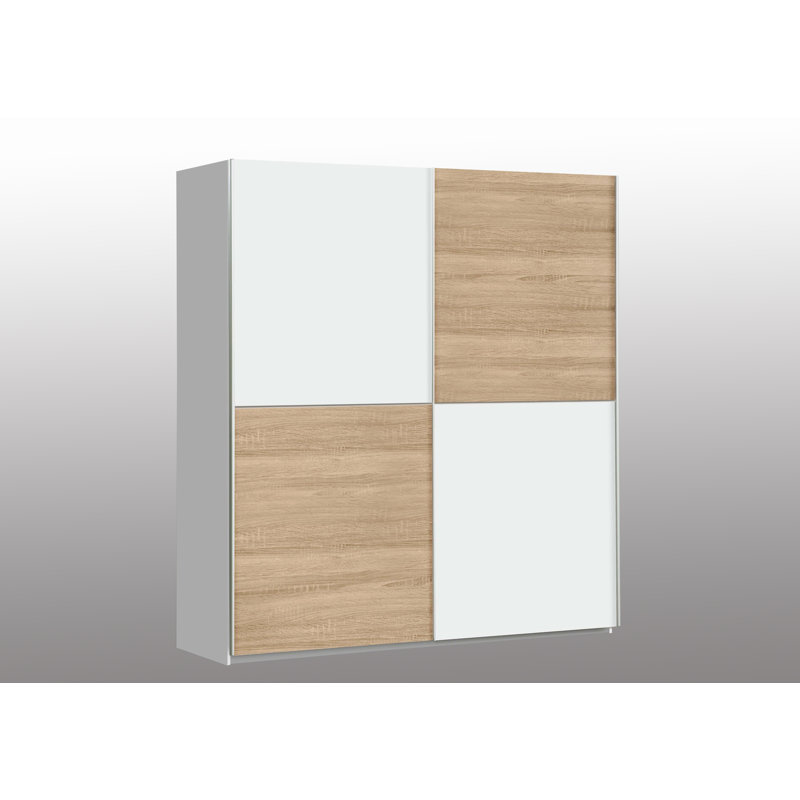 Armoire Anglers, Blanc / brun clair