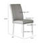 Ensemble de 2 chaises de salle à manger à dossier haut avec garniture cloutée Regal Estate-133742731-133752401