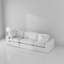 Canapé modulaire rembourré 3 pièces Jossa-1663001306