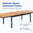 Heck Rectangular 8 - Person Outdoor Dining Set with Extension Teak Tabletop-88365843