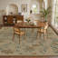 Tapis intérieur/extérieur en jute lavable à motif floral neutre, 2,74 m x 3,66 m-1998621641-1998621645