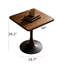 Table bistro carrée 23,6 po Mid-Century