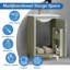 Petit meuble-lavabo moderne avec lavabo en céramique et beaucoup de rangement-667119325