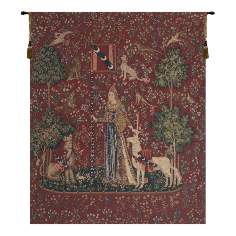 Loom Woven Cotton Blend Wall Hanging, 69" H x 62" W