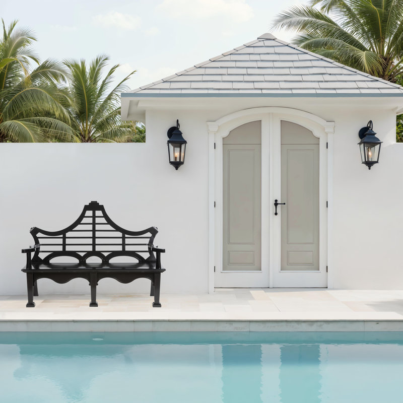 Bay Lake Garden Bench, Jet Black, Jet Black