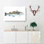 Atlantic Cod Fish by Edward Donovan - Wrapped Canvas Painting Pint - Wrapped Canvas-55367833
