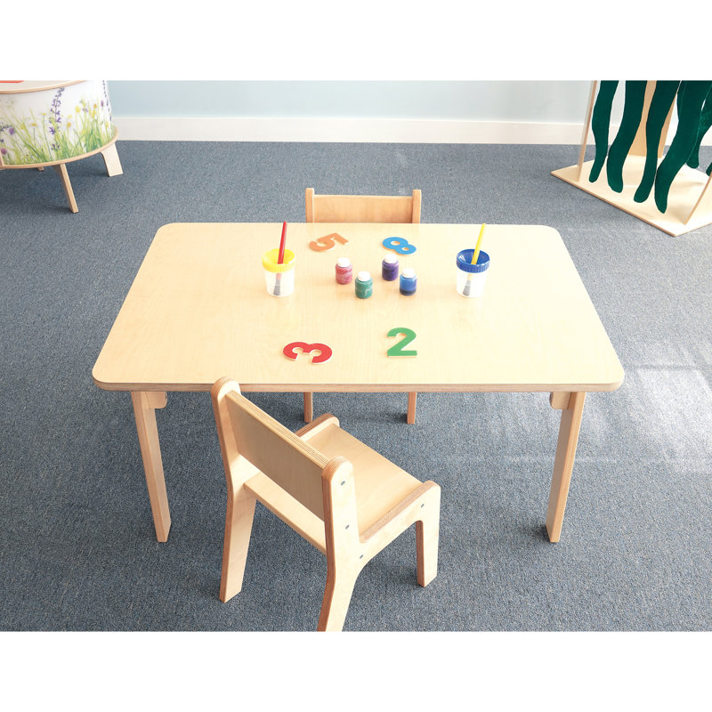 Table d’activité rectangulaire, H 22 po x l 30 po x P 47 po