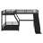 L-Shaped Bunk Bed With Loft Bed, Slide And USB Ports-58656229